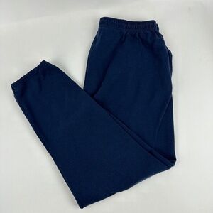 Fruit Of The Loom Jogger Pants Womens XL Blue